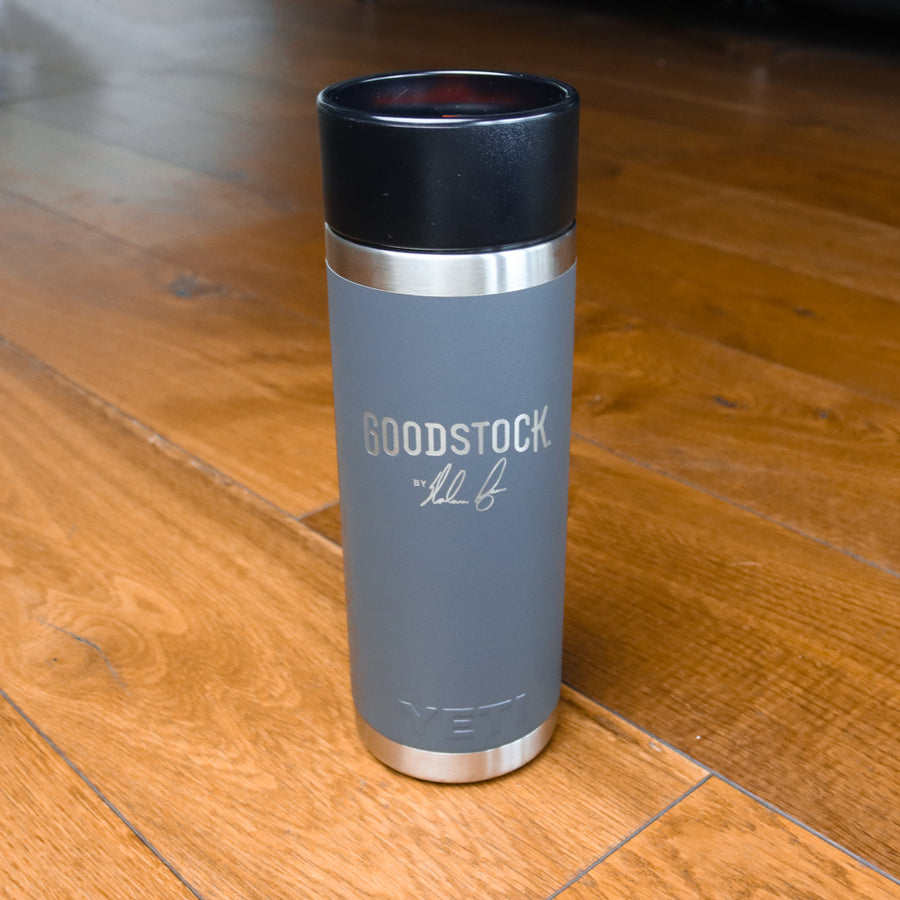 Goodstock 18oz. YETI Hot Shot Bottle- Charcoal | Goodstock by Nolan Ryan By  Mail
