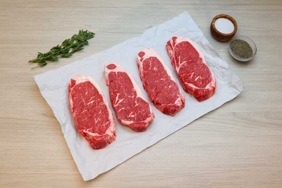Goodstock Prime Beef -- Boneless Strip Steaks